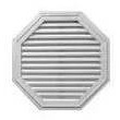 22-Inch White Octagon Gable Vent