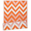 5 x 7-Foot Chevron Orange & White Indoor/Outdoor Patio Rug