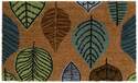 29-1/2 x 17-1/2-Inch Colorful Leaves All-Weather Coir Door Mat