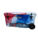 110-Quart Red, White, And Blue Camo Longship Series Cooler