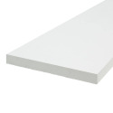 1-Inch X 12-Inch X 8-Foot White PVC Trim