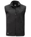 Polar King® Frontenac Black Soft Shell Fleece Lined Men's Vest, 3XL