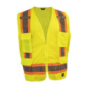 2X-Large Hi-Vis Yellow Ansi Class 2 Mesh Multi-Purpose Vest