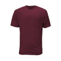 Blended Garnet Maroon Heather Men's T Shirt, S