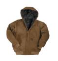 Large-Tall Saddle Insulated Jacket With Hood