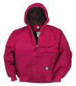 Youth X-Large Raspberry Insulated Fleece-Lined Jacket
