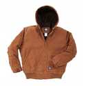Large Saddle Premium Insulated Fleece-Lined Hooded Jacket