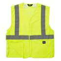 Large High-Visibility Yellow ANSI Class 2 Break-A-Way Mesh Vest
