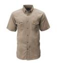 2x-Large Khaki Short-Sleeve Liberty Work Shirt
