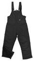 Black Insulated Men's Bib Overall, M Short