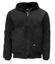 Polar King® Premium Black Hooded Fleece Lined Insulated Men's Jacket, XL