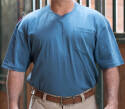 Medium Mallard Blue Blended Short-Sleeve T-Shirt