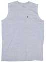 3x-Large Heather Gray Blended Sleeveless T-Shirt