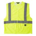 Large High-Visibility Yellow ANSI II Class 2 Mesh Safety Vest