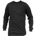2x-Large Black Heavyweight Long-Sleeve Pocket T-Shirt