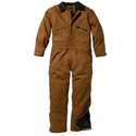 2XLarge-Short Saddle Insulated Duck Coverall With Hip Zip