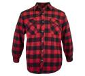 Buffalo Plaid Snap Long Sleeve Men's Flannel Shirt, M