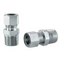 3/8-Inch X 3/8-Inch Chrome Straight Fitting