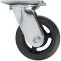 5-Inch Mold-On-Rubber Caster Wheel With Swivel