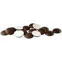 1-Inch Brown Self-Stick Domed Felt Furniture Pads, 16-Pack
