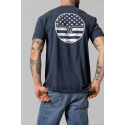 2X-Large Midnight Navy American Bullseye Tee-Shirt