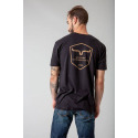 Small Black Shielded Trucker Tee-Shirt