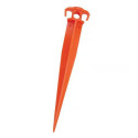 11-Inch Length Orange Plastic Stake