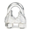 5/16-Inch Zinc-Plated Malleable Wire Rope Clip