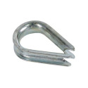 1/4-Inch Zinc-Plated Standard Duty Wire Rope Thimble