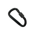 4-Inch 5/8-Inch Eye Diameter Black Locking Spring Snap