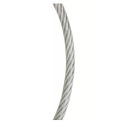 3/16-Inch To 1/4-Inch Diameter X 20-Foot Length Clear Vinyl Coated 7 X 19 Galvanized  Wire Rope Cable