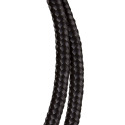 3/8-Inch Diameter X 100-Foot Length Black Polypropylene Diamond Braid Rope