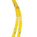 5/32-Inch Diameter X 50-Foot Length Reflective Yellow Polypropylene Diamond Braid Rope