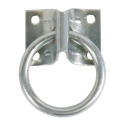 2-Inch Zinc-Plated Hitch Ring With Mounting Plate