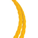 1/4-Inch Diameter X 100-Foot Length Yellow Polypropylene Hollow Braid Rope