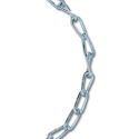 #1 Trade Size X 20-Foot Electro Galvanized Twisted Link Coil Chain