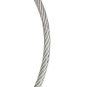 1/8-Inch To 3/16-Inch Diameter X 50-Foot Length Clear Vinyl Coated 7X7 Galvanized  Wire Rope Cable