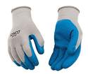 Large Poly-Cotton Knit Shell And Latex Palm Glove 3-Pack