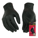 Medium Black Disposable 5-Mil Industrial-Grade Textured Nitrile Gloves 40-Pack