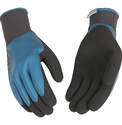 Womens Small Blue Flexible Latex-Coated Hydroflector Glove
