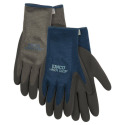 Women Small Gray And Blue Thermal Knit Work Gloves