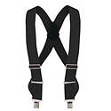 2-Inch X-Back Trucker Clip-On Suspender With Black Webbing - Large, 50 in. L