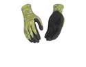 Medium Women's Polyester Knit Shell And Latex Palm Glove
