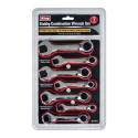 7-Piece Metric Stubby Combination Wrench Set