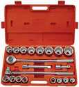 21-Piece 3/4-Inch Drive Sae Socket Set With Ratchet Handle, Extension And Case