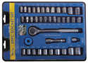 40-Piece 1/4-Inch And 3/8-Inch Drive Socket And Ratchet Handle Set