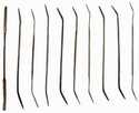 10-Piece Assorted 7-Inch Needle Riffler File Set