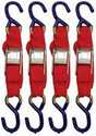 1-Inch X 15-Foot Utility Ratchet Tie Down 4-Pack