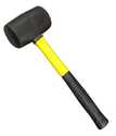 16-Ounce Rubber Mallet With Fiberglass Handle