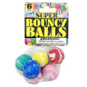 Super Bouncy Balls Toy, 6-Pack